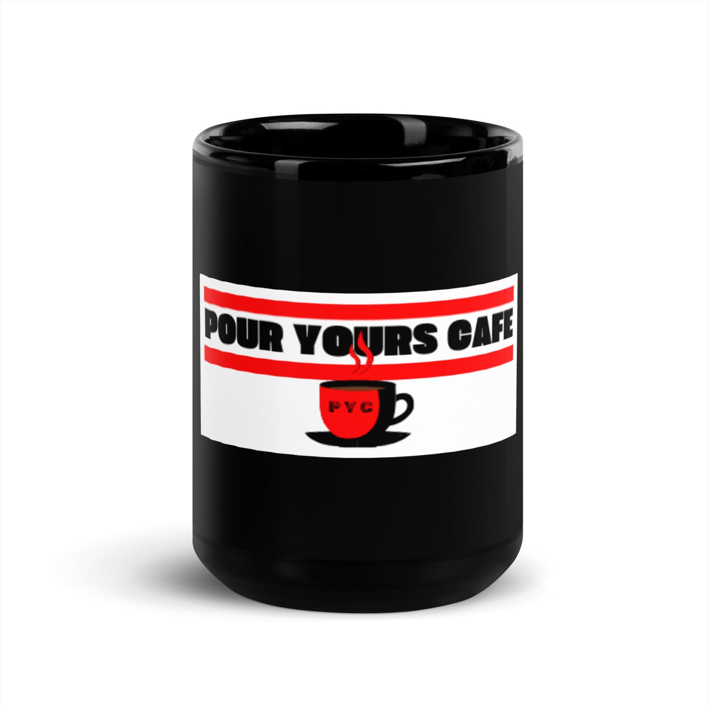 Black Glossy Mug