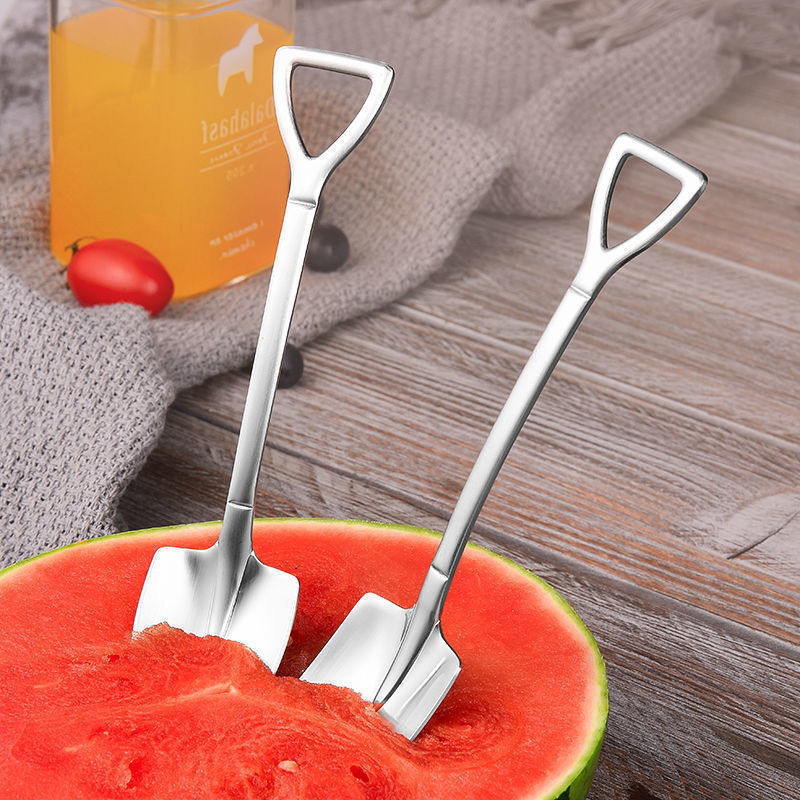 Stainless Steel Coffee Tea Spoon Creative Retro Shovel Scoop