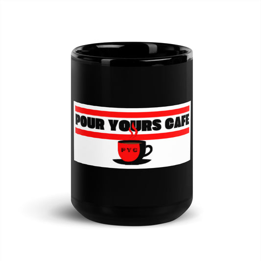 Black Glossy Mug