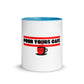 Pour Yours cafe Mug with Color Inside