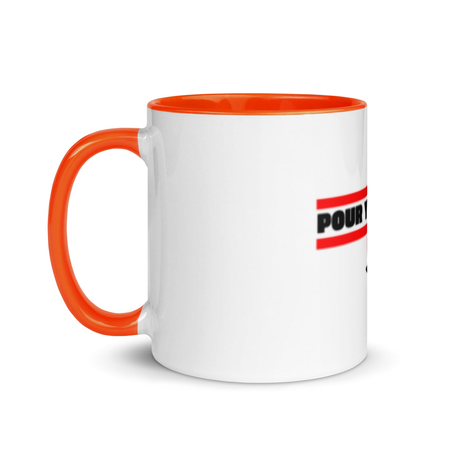 Pour Yours cafe Mug with Color Inside