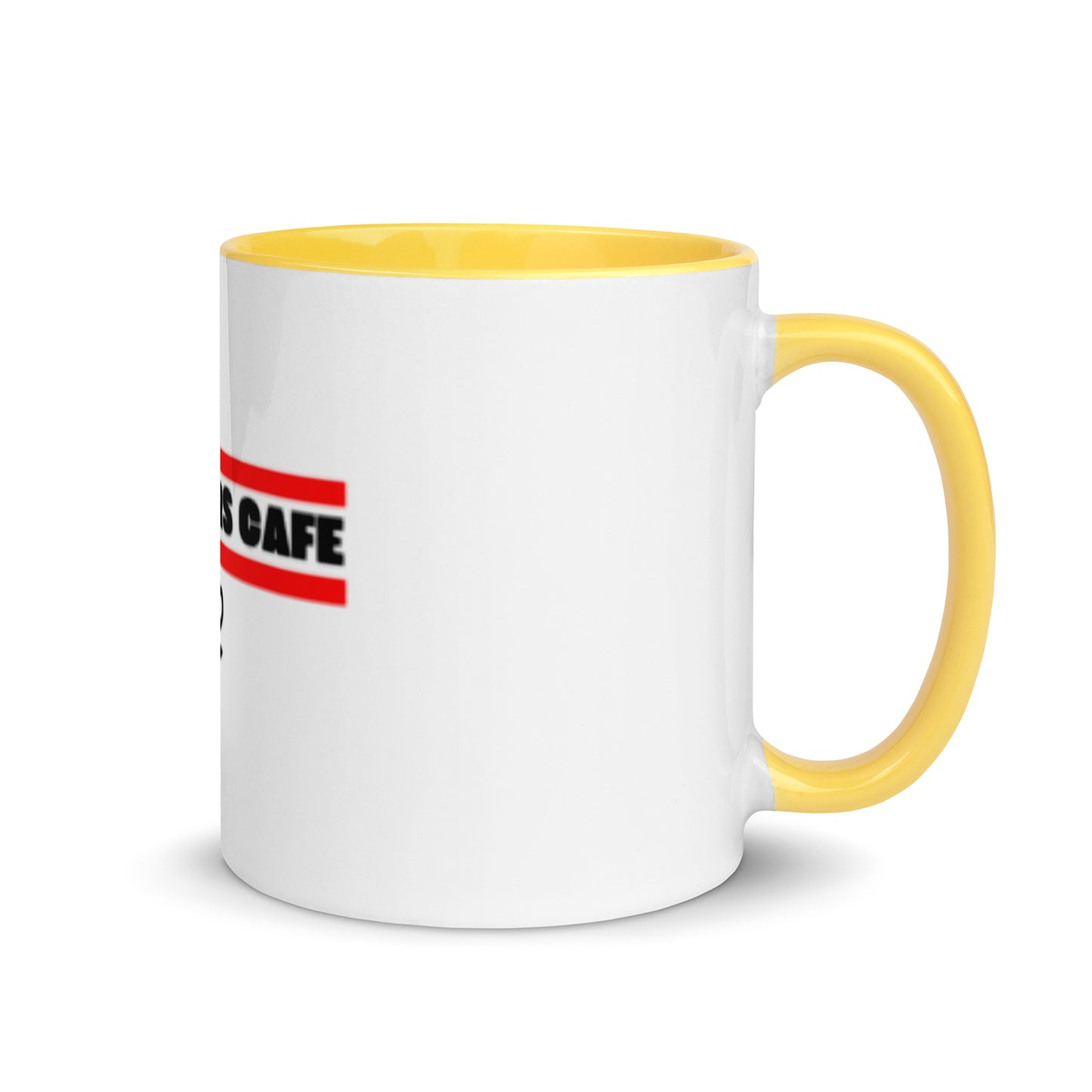 Pour Yours cafe Mug with Color Inside