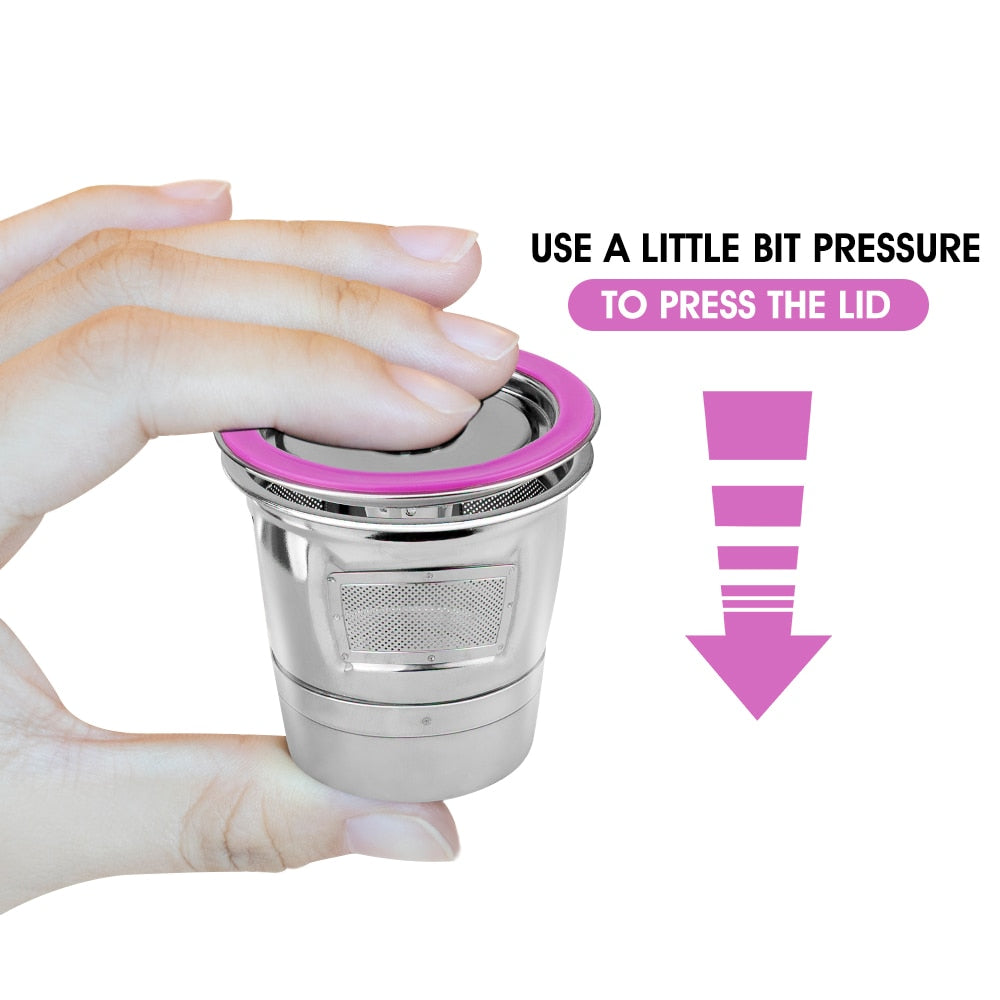 Stainless Steel Keurig Refillable coffee Capsule Reusable K-cup Filter
