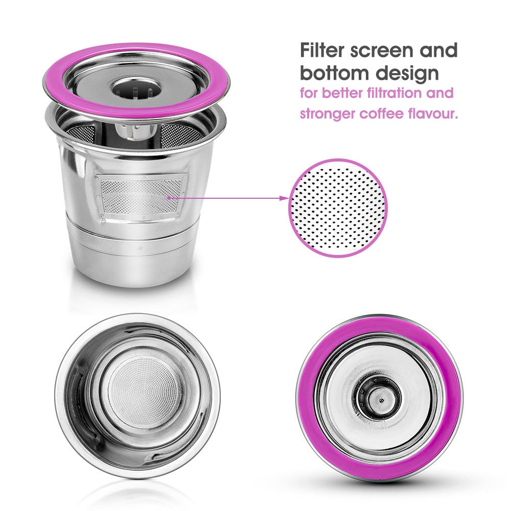 Stainless Steel Keurig Refillable coffee Capsule Reusable K-cup Filter